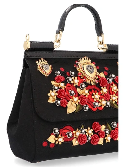 Shop Dolce & Gabbana Sicily Bag In Black