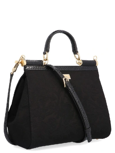 Shop Dolce & Gabbana Sicily Bag In Black