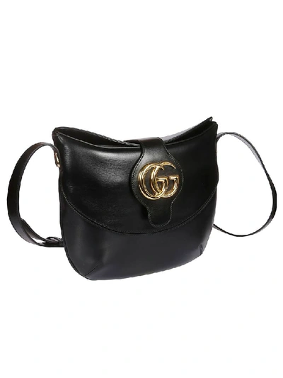 Shop Gucci Arli Medium Shoulder Bag In Black