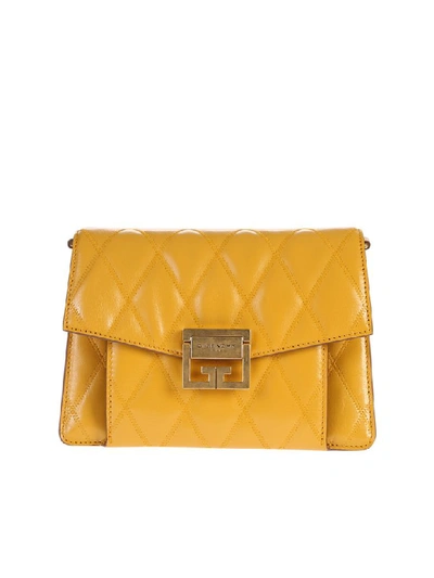 Shop Givenchy Small Gv3 Bag In Yellow
