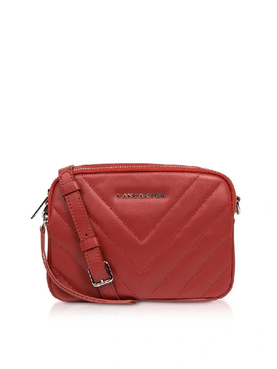 Shop Lancaster Paris Parisienne Couture Small Crossbody Bag In Red