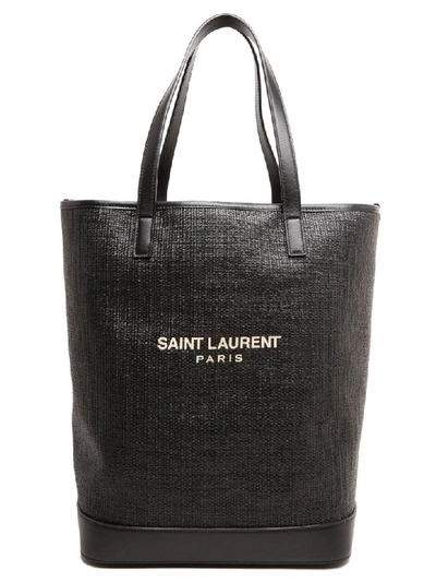 Shop Saint Laurent Teddy Bag In Black