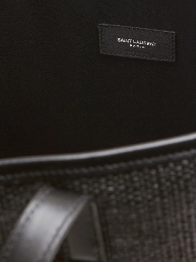 Shop Saint Laurent Teddy Bag In Black
