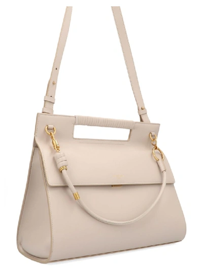 Shop Givenchy Whip Bag In Beige