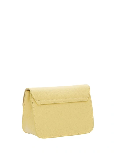 Shop Furla Metropolis Mini Crossbody In Yellow