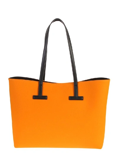Shop Tom Ford Tote Bag In Orange