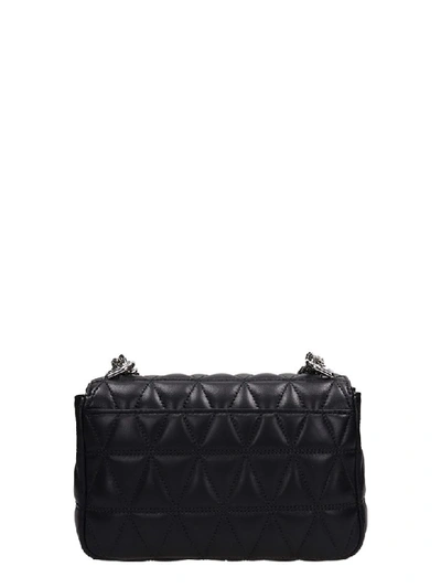 Shop Michael Kors Sloan Small Quilted-leather Shoulder Bag In Black