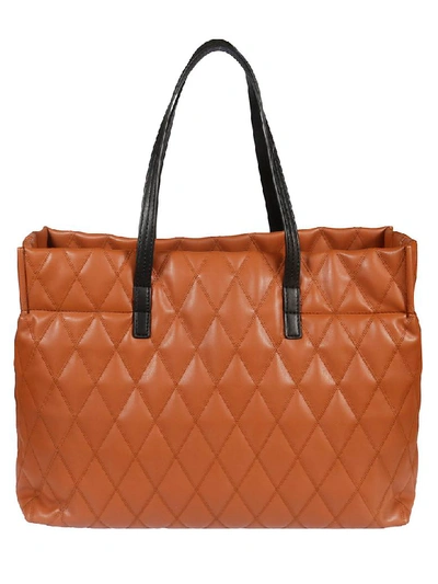 Shop Givenchy Duo Shopper Bag In Chestnut