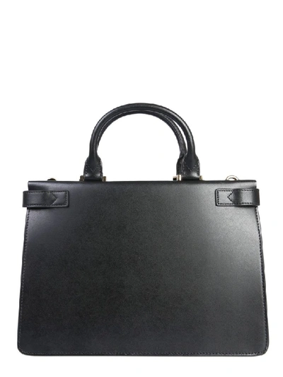 Shop Michael Michael Kors Medium Tatiana Handbag In Nero
