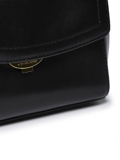 Shop Michael Michael Kors Ava Shoulder Bag In Nero