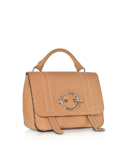 Shop Jw Anderson Caramel Disc Satchel Bag