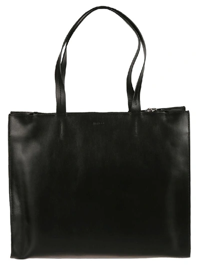 Shop Kenzo Logo Shopper Bag In Black