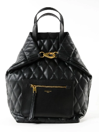 Shop Givenchy Quilted Backpack In Black