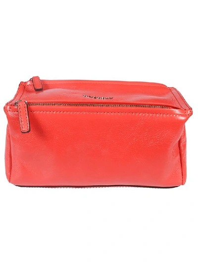 Shop Givenchy Pandora Mini Shoulder Bag In Pop Red