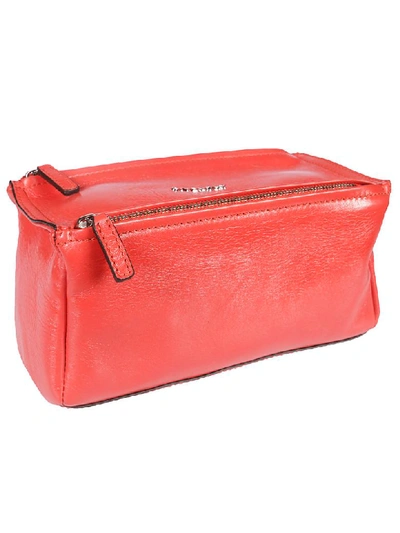 Shop Givenchy Pandora Mini Shoulder Bag In Pop Red