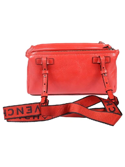 Shop Givenchy Pandora Mini Shoulder Bag In Pop Red