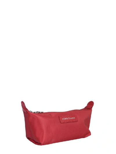 Shop Longchamp Le Pliage Néo Pouch In Rosso