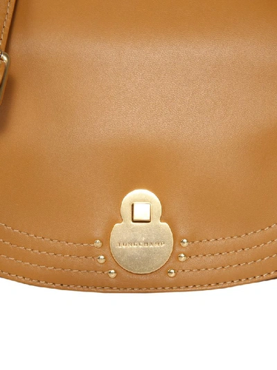 Shop Longchamp Alezane Shoulder Bag In Brown