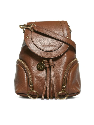Shop See By Chloé Backpack In Cuoio