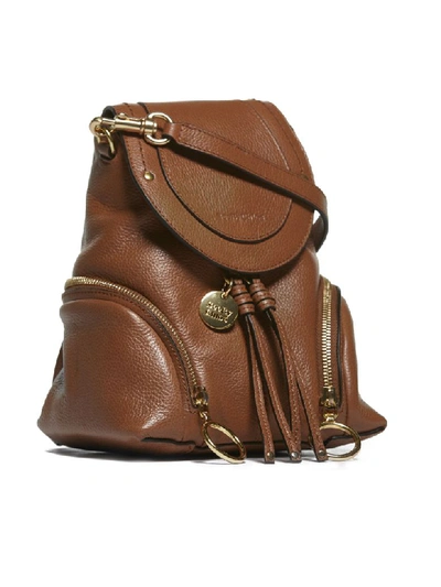 Shop See By Chloé Backpack In Cuoio
