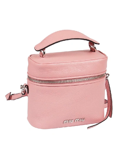 Shop Miu Miu Bucket Shoulder Bag In Rosa