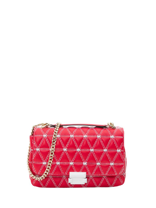 mk sloan quilted clutch