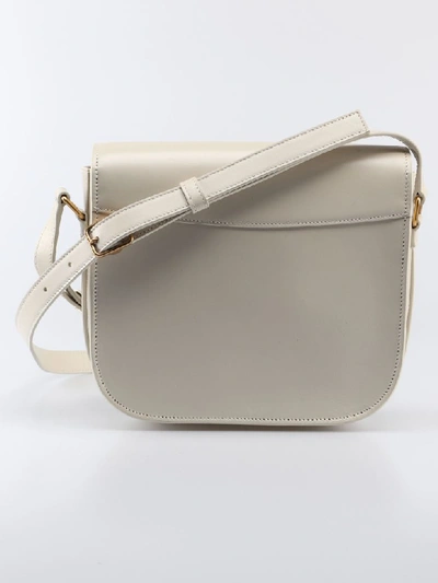 Shop Saint Laurent Betty Shoulder Bag In Cream Soft