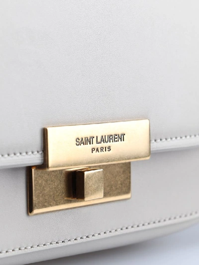 Shop Saint Laurent Betty Shoulder Bag In Cream Soft