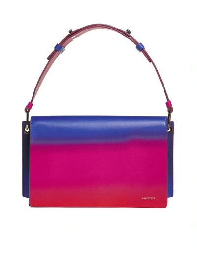 Shop Lanvin Shoulder Bag In Blu Rosa