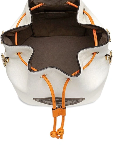 Shop Fendi Mon Tresor Bucket Bag In Bb Ice+arancio+maya