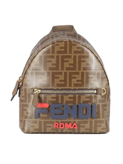 Shop Fendi Mania Backpack In Multi