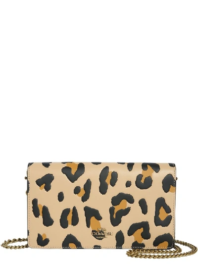 Shop Coach Leopard Crossbody Bag In Animalier