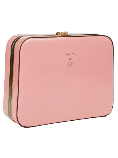 Shop Mark Cross Frame Shoulder Bag In Pink