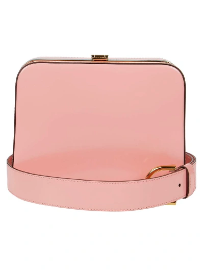 Shop Mark Cross Frame Shoulder Bag In Pink