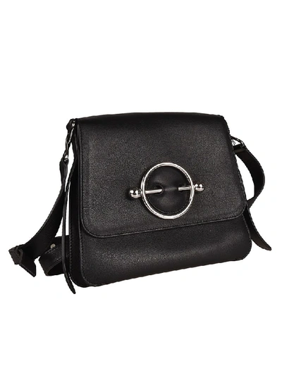 Shop Jw Anderson Disc Shoulder Bag In Black