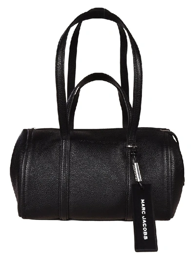 Shop Marc Jacobs Tag Bauletto Tote In Black