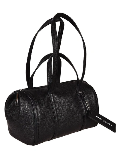 Shop Marc Jacobs Tag Bauletto Tote In Black