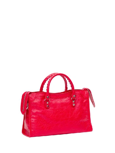 Shop Balenciaga Classic City Aj Coll Tote Bag In Rosso