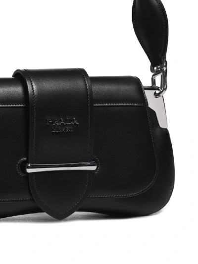 Shop Prada Sidonie Shoulder Bag In Nero