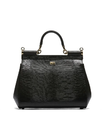 Shop Dolce & Gabbana Shoulder Bag In Nero Multicolor