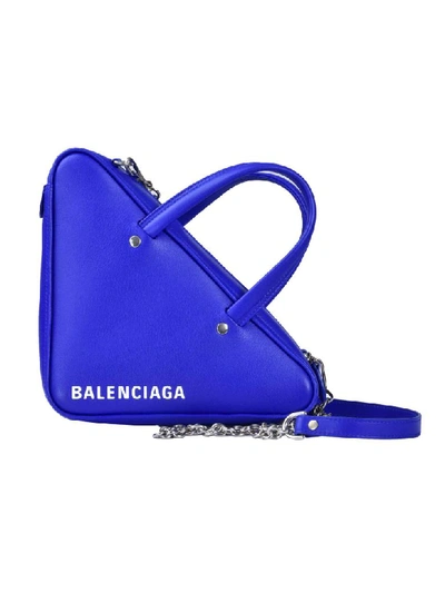 Shop Balenciaga Xs Triangle Shoulder Bag In Basic