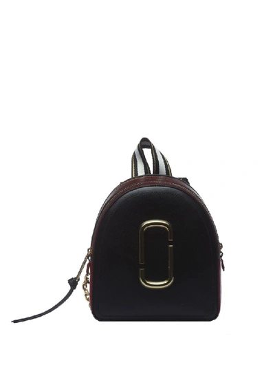 Shop Marc Jacobs Pack Shot Backpack In Black Red