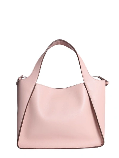 Shop Stella Mccartney Leather Shoulder Bag In Rosa