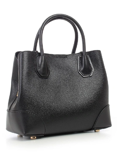 Shop Michael Michael Kors Mercer Gallery Small Tote In Black