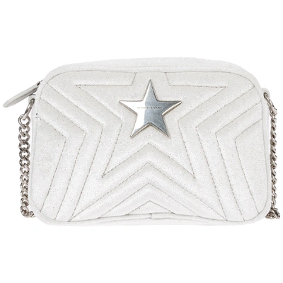 Shop Stella Mccartney Women's Cross-body Messenger Shoulder Bag  Mini In White