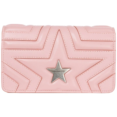 Shop Stella Mccartney Women's Cross-body Messenger Shoulder Bag  Small Stella Star In Pink