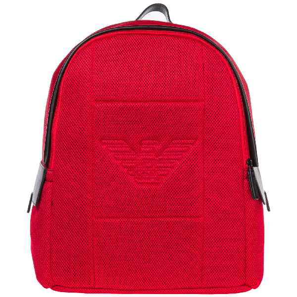 emporio armani mens backpack