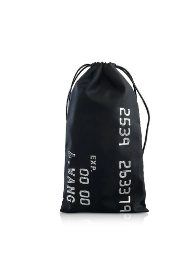 Shop Alexander Wang Ryan Nylon Dustbag Pouch In Black