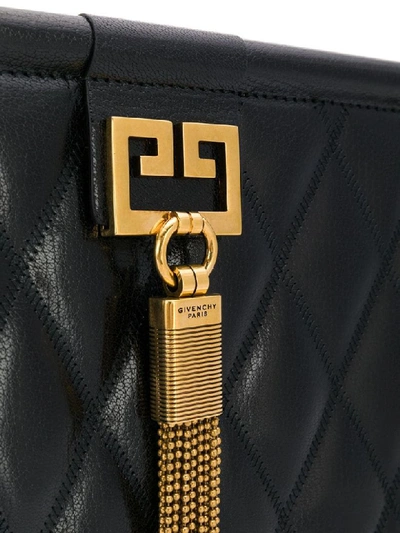 Shop Givenchy Gem Medium Shoulder Bag In Black