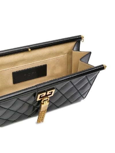 Shop Givenchy Gem Medium Shoulder Bag In Black